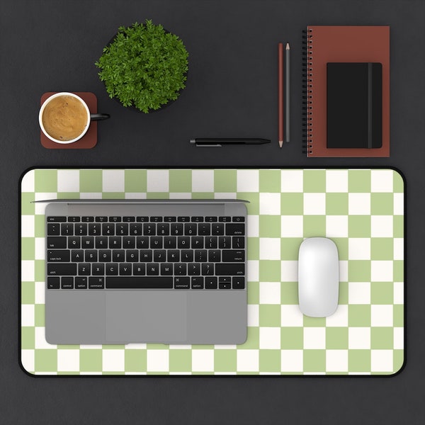 Green Desk Mat Etsy