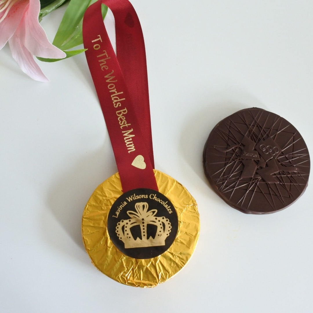 Personalised Chocolate Olympic Medals Dark Milk White Etsy