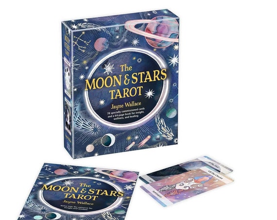 The Moon & Stars Tarot: Includes a Full Deck of 78 Specially Commissioned Tarot Cards and a 64-Page Illustrated Book