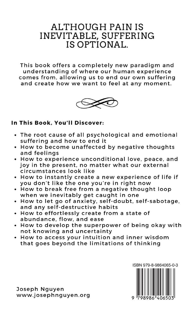 Don't Believe Everything You Think: Why Your Thinking Is The Beginning & End Of Suffering image 2