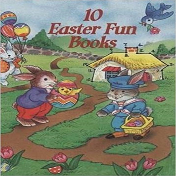 10 Easter Fun Books: Stickers, Stencils, Tattoos and More (Dover Little Activity Books)