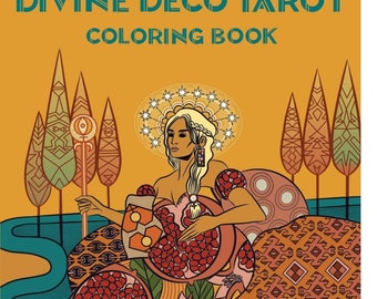 Divine Deco Tarot Coloring Book