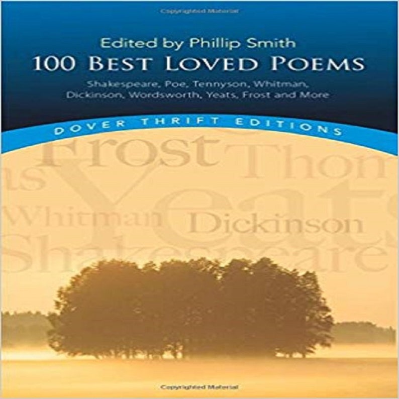 100 Best-Loved Poems Dover Thrift Editions image 2