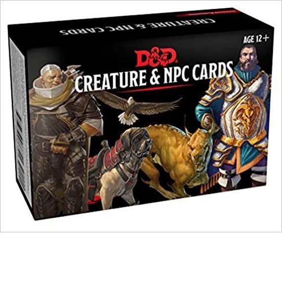 Dungeons and Dragons Spellbook Cards, Creature & Npc Cards (D/d Accessory)