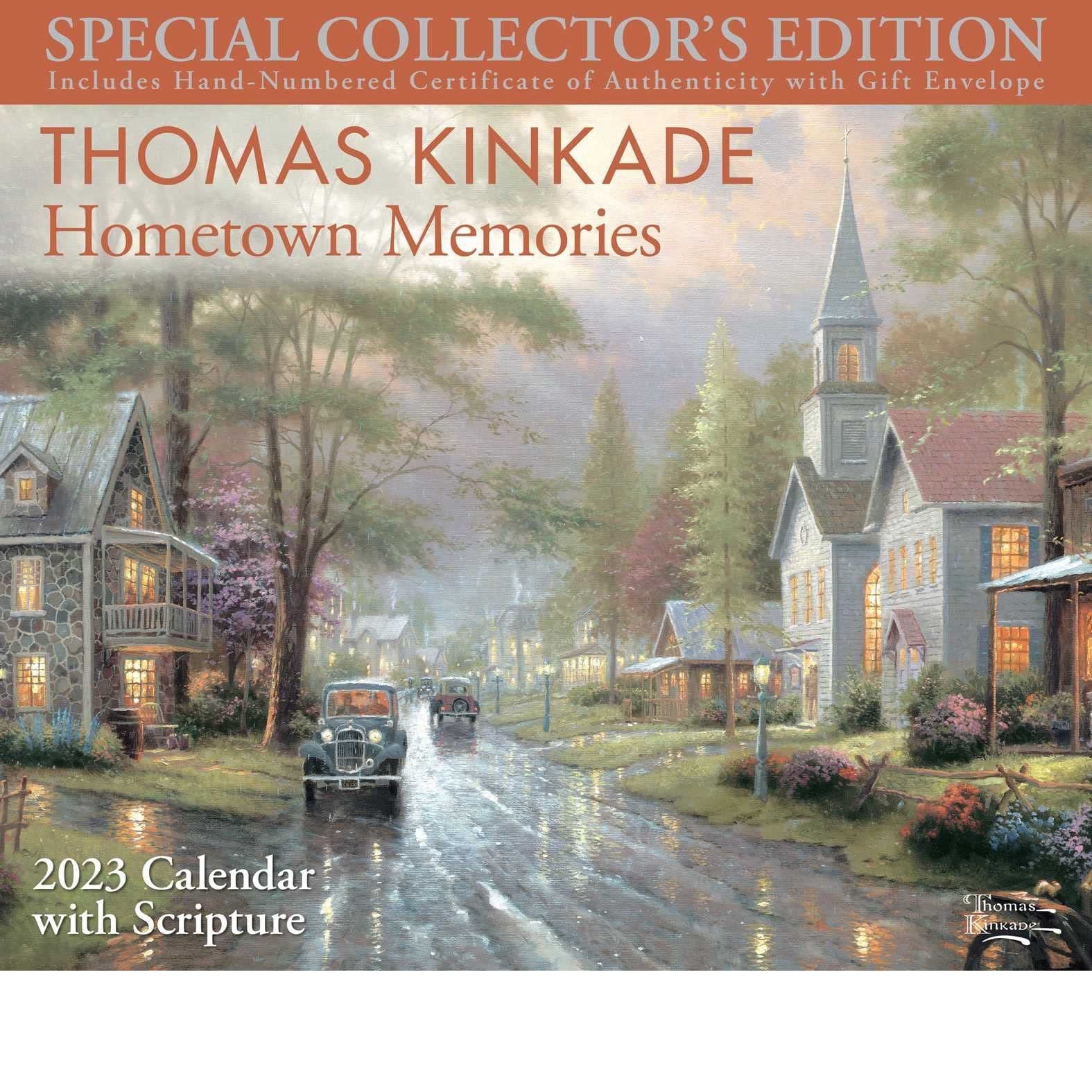 Thomas Kinkade Special Collector's Edition With Scripture 2023 Deluxe Wall  Calen: Hometown Memories - Etsy