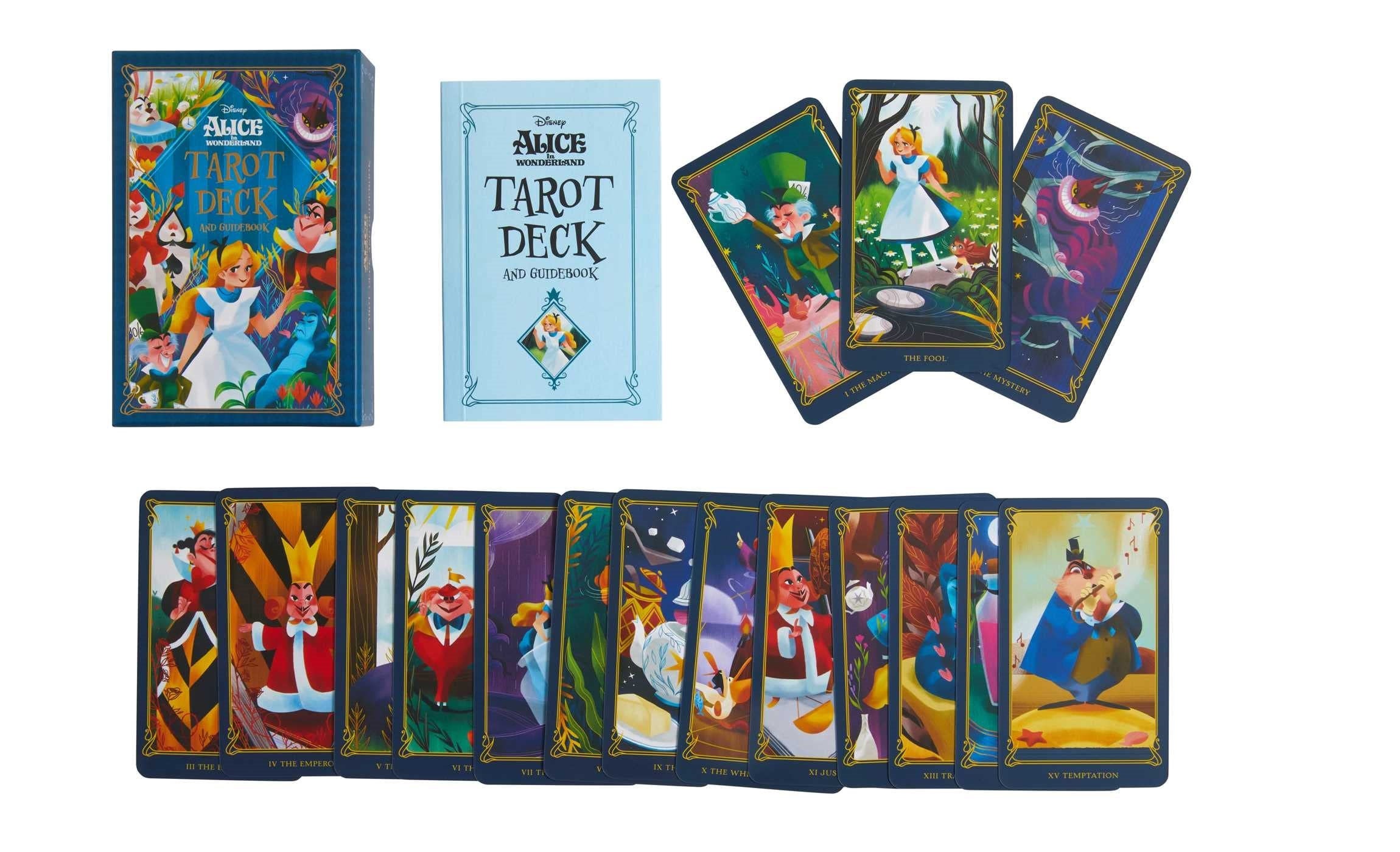 Alice in Wonderland Tarot Deck and Guidebook disney 