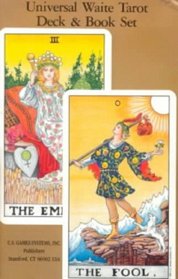 Universal Waite Tarot Deck and Book Set