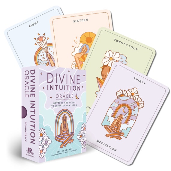 Divine Intuition Oracle: Trust Your Inner Wisdom (36 Gilded-Edge Full-Color Cards and 128-Page Book)