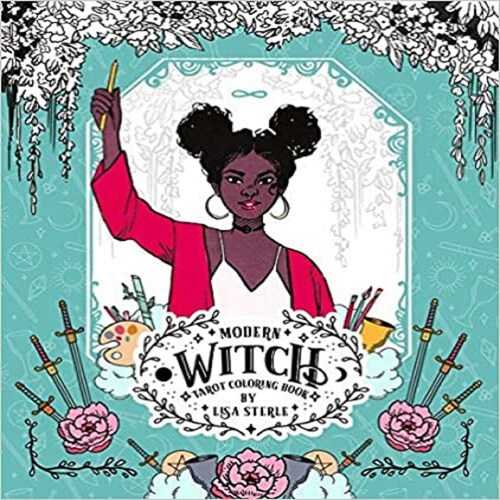 Moon Witch Coloring Book Etsy