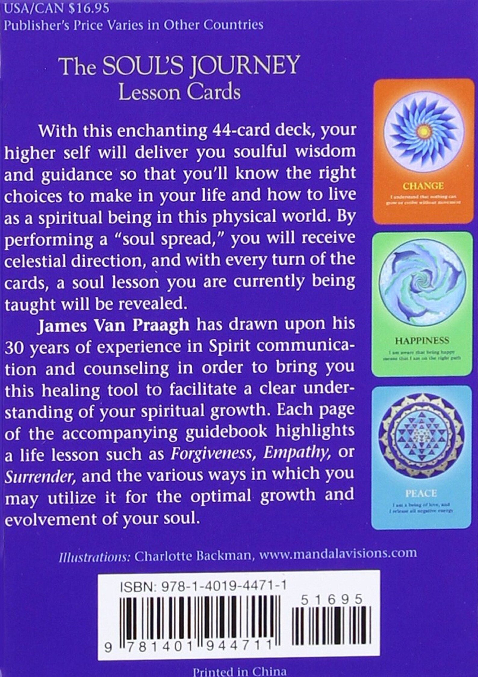 The Soul's Journey Lesson Cards A 44card Deck and Etsy