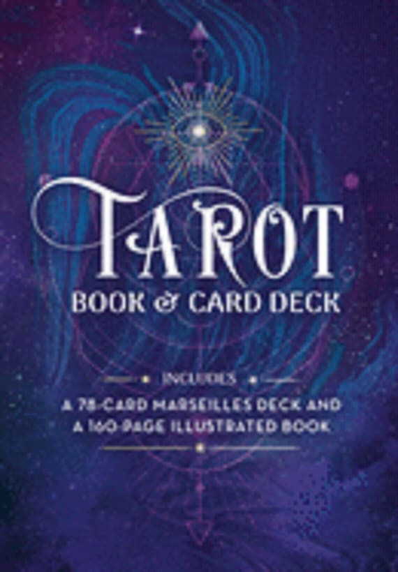 Tarot Book & Card Deck: Includes a 78-Card Marseilles Deck and a 160-Page Illustrated Book