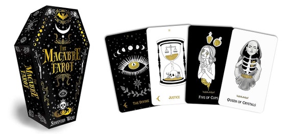 The Macabre Tarot: 78 Card Deck and 128 Page Book