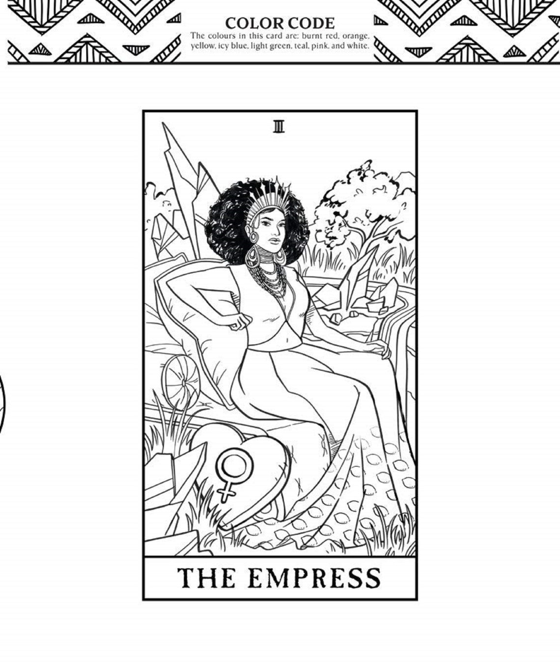Modern Witch Tarot Coloring Book Modern Tarot Library Etsy