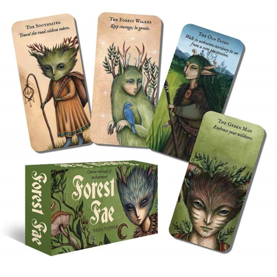 Forest Fae Messages: Curious Messages of Enchantment ( Mini Inspiration Cards )