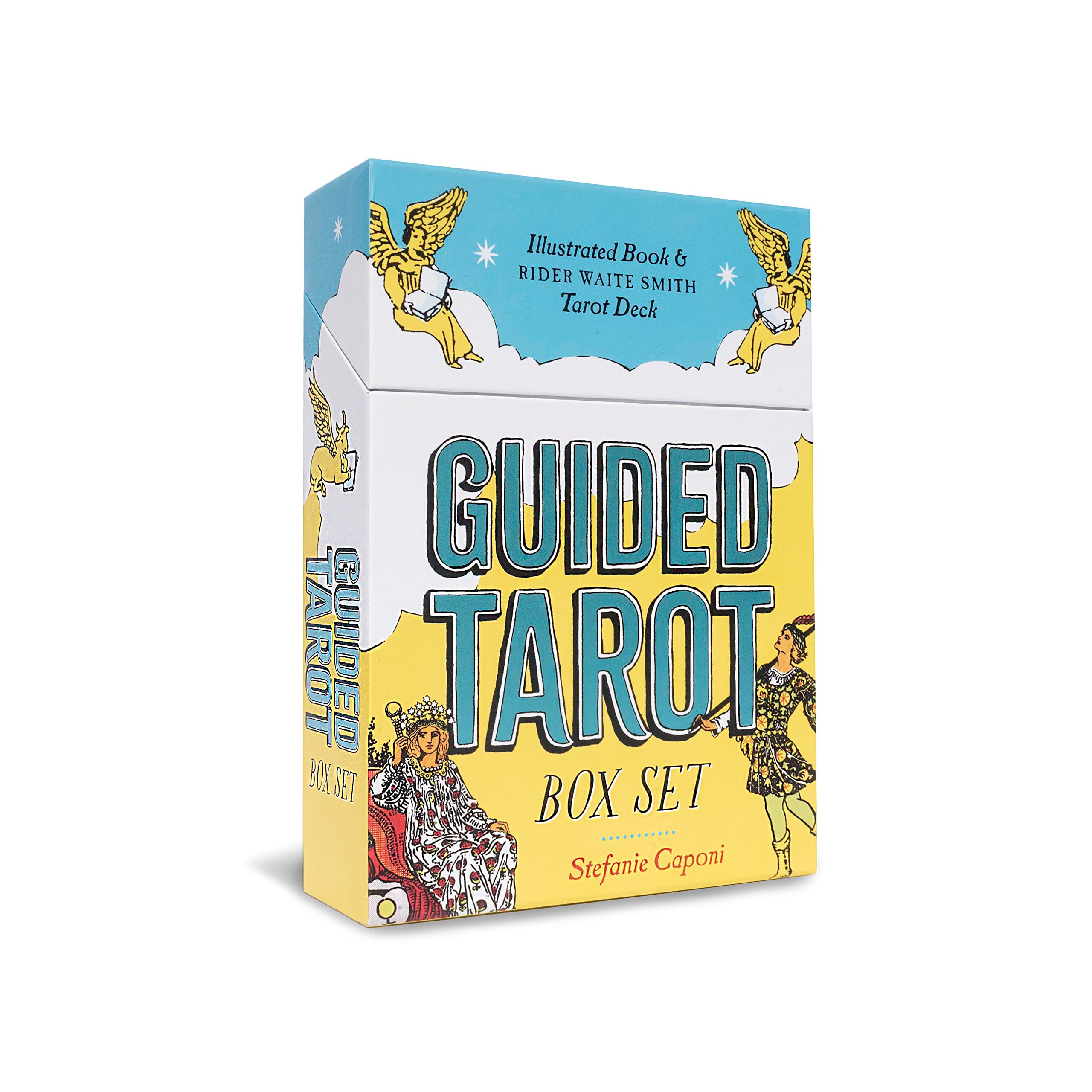 Guided Tarot Box Set Illustrated Book Rider Waite Smith Tarot Deck