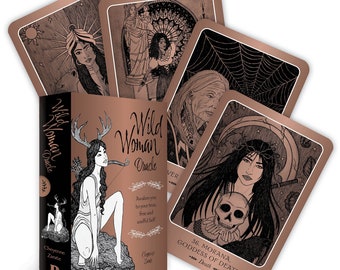 Wild Woman Oracle: Awaken Your True, Free and Soulful Self (44 Cards with Gilded Edges and 144-Page Book)