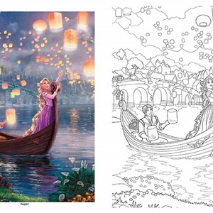 Disney Dreams Collection Thomas Kinkade Studios Disney Princess Coloring Book Bild 4