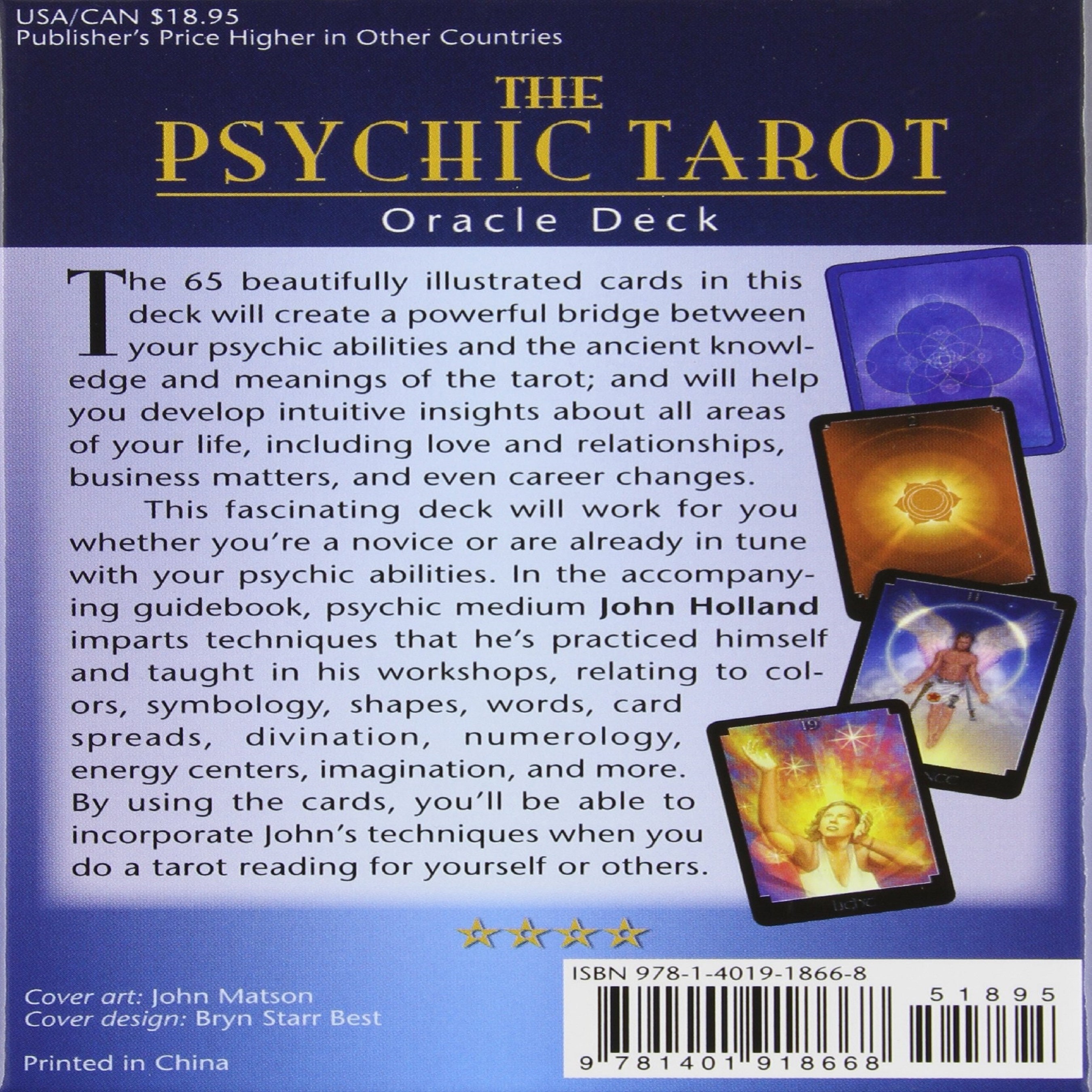 The Psychic Tarot Oracle Cards a 65Card Deck plus booklet Etsy