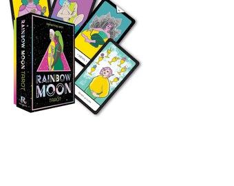 Rainbow Moon Tarot: 78 Card Deck and 144 Page Book