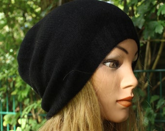 Kaschmir Beanie Mütze schwarz 10Farben Accessoires Damenmütze Hüte Bommelmütze Kaschmir Männer Wintermütze Skiurlaub, Skihütten,