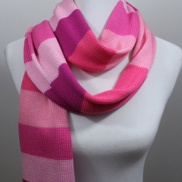 Knitted Scarf Merino Striped Extra Long Unique Multicolo Scarves Knitted Scarf Men's Fashion Wool Cloth Knitted Cloth Shawls Accessories