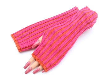 Chauffe-impulsions Mérinos 10 couleurs chauffe-bras manchette en laine manchette tricotée manchette manchette hommes femmes manchette mitaines gants accessoires femmes