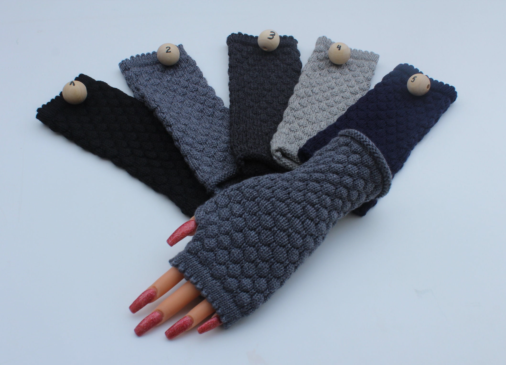 Weiße Spitzen-Armwärmer - Fingerlos Und Super Stylisch Für Herbst & Winter