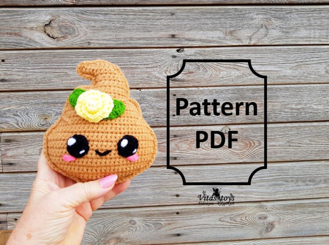 Amigurumi Poop Crochet Rag Doll Pattern Kawaii - Etsy