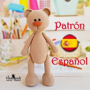 Patrón amigurumi OSO Crochet ESPAÑOL pattern