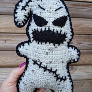 Crochet toy Oogie Boogie Halloween ragdoll Amigurumi ghost image 4