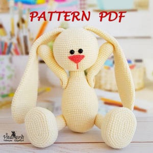 Crochet Bunny Amigurumi Pattern (Spanish PDF)