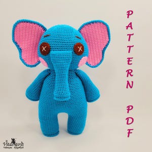 Crochet elephant toy Baby PATTERN