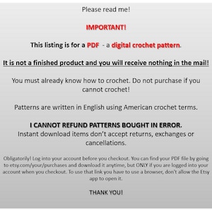 Crochet Bear Toy Pattern: Amigurumi Teddy (PDF Pattern) image 2