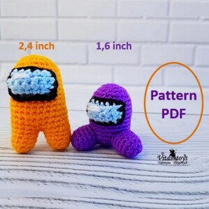 Among us figurine Mini crewmate amigurumi free