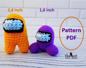 Figurka Among us Mini załogantka amigurumi za darmo