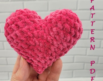 Crochet Love Heart mini Pattern Amigurumi Love plush