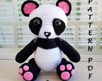 Crochet Panda Pattern: Amigurumi PDF Download