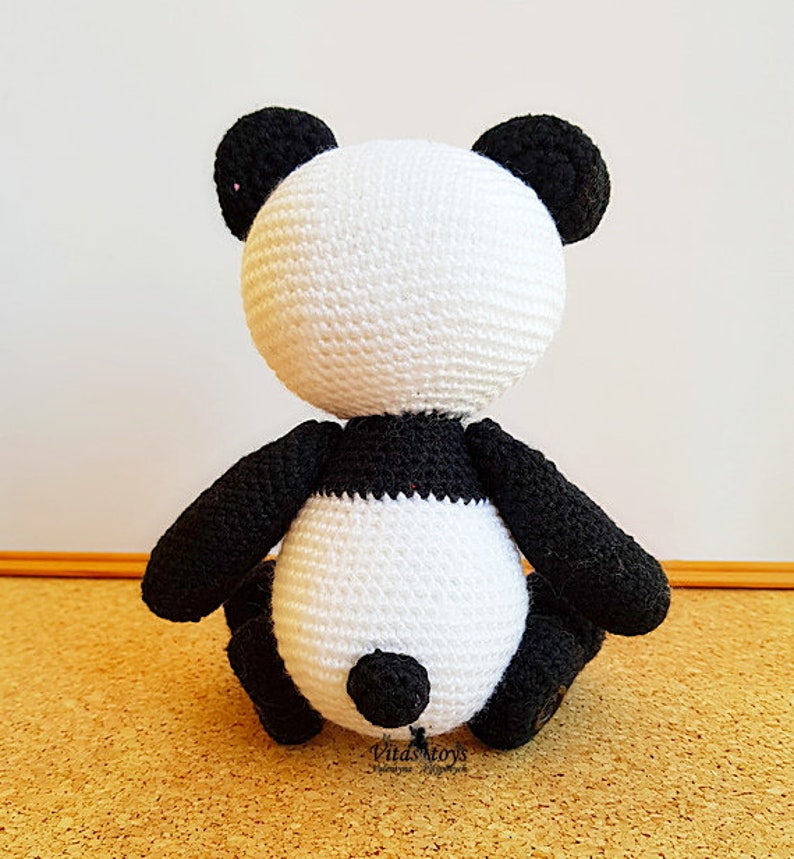 Amigurumi Panda Pdf Panda Crochet PDF Little Cute Panda | Etsy