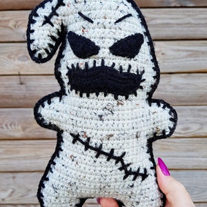 Crochet toy Oogie Boogie Halloween ragdoll Amigurumi ghost image 8