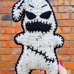Crochet toy Oogie Boogie Halloween ragdoll Amigurumi ghost image 10