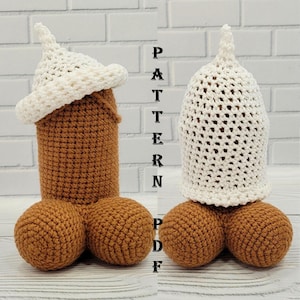 Crochet adult Willy condom Amigurumi sexy