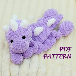 Baby Dragon Snuggler Pattern Amigurumi Comforter