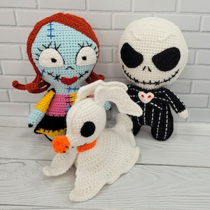 Jack Sally et Zero Ghost Amigurumi image 7