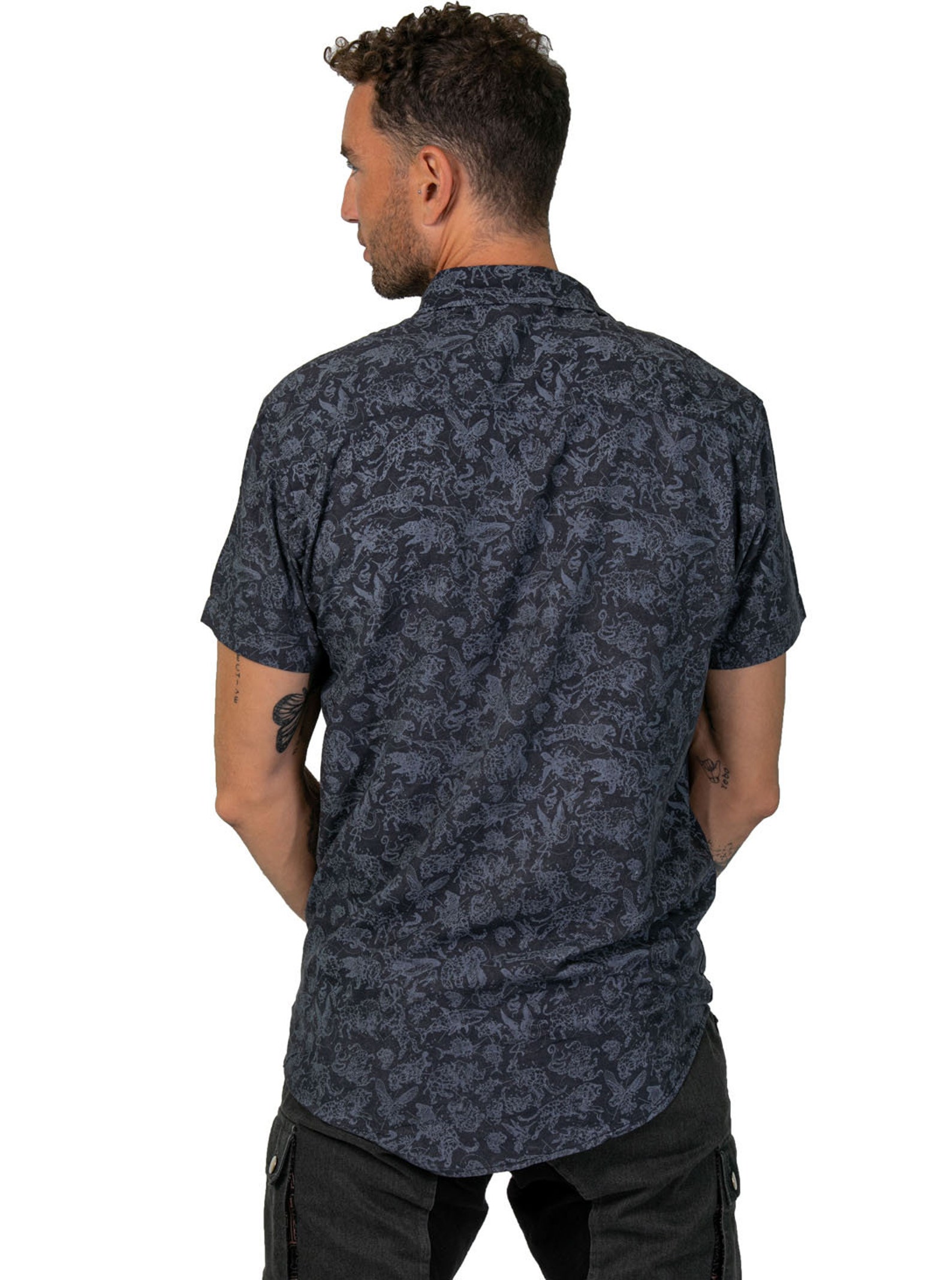 Men's Button Up Sleeveless Shirt Point Collar Shirt | Etsy