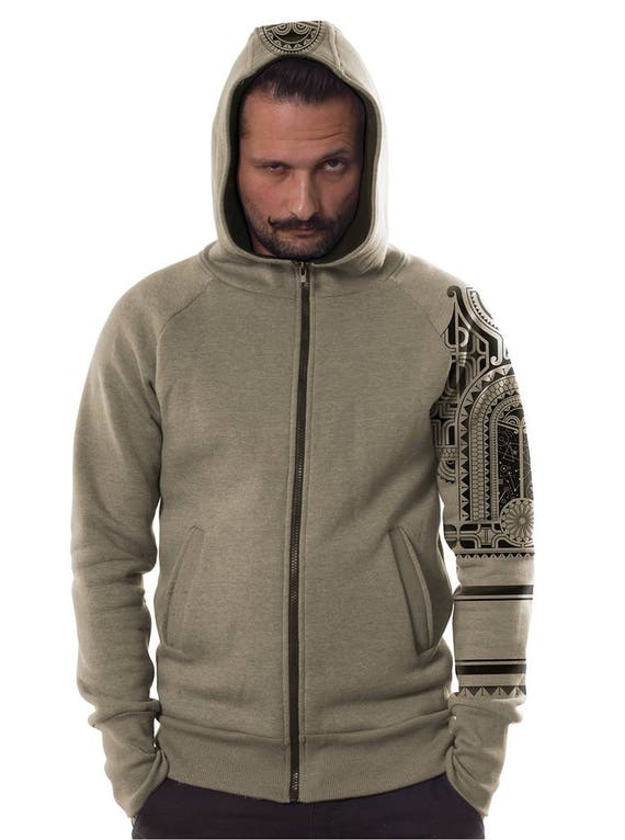 tribal hoodie jacket