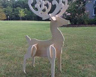 Reindeer Yard Sign You Ll Enjoy Etsy