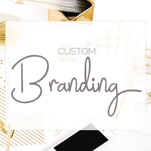 Diseño de logotipo personalizado / Paquete de marca / Marca comercial / Kit de marca / Diseño personalizado