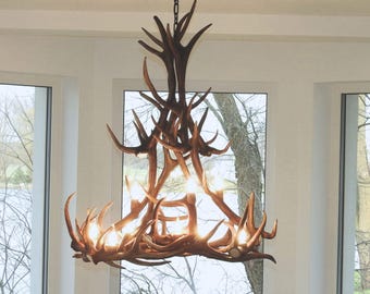 Large Antler Chandelier for Rustic Cabin