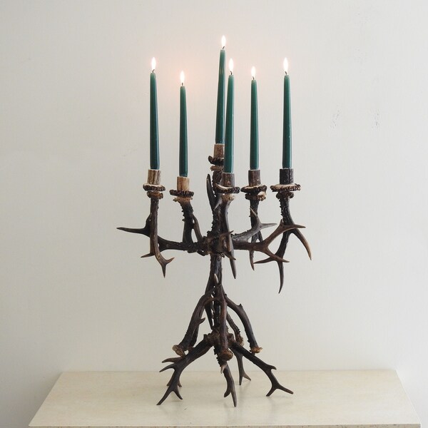 Antler Candle Holder Etsy