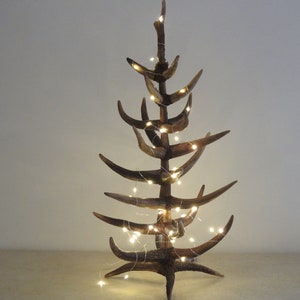 Árbol de Navidad de astas, decoración para adornos navideños